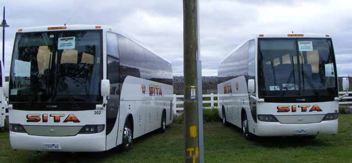 SITA Volvo B7R Autobus 202 & 208